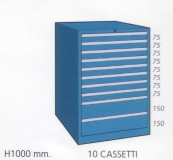 Schuifladenkast met 10 laden M 100 103