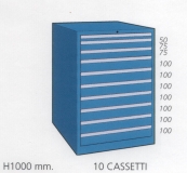 Schuifladenkast met 10 laden M 100 104