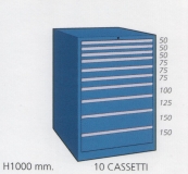 Schuifladenkast met 10 laden M 100 101