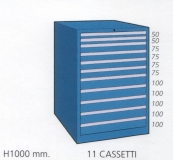 Schuifladenkast met 11 laden M 100 03