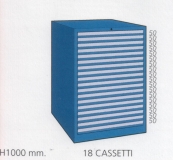 Schuifladenkast met 18 laden M 100 18