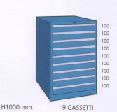 Schuifladenkast met 9 laden G100 91