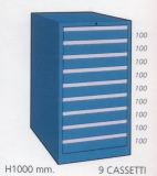 Schuifladenkast met 9 laden CB70100 04