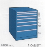 Schuifladenkast met 7 laden M 85 01