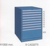 Schuifladenkast met 9 laden M 100 97